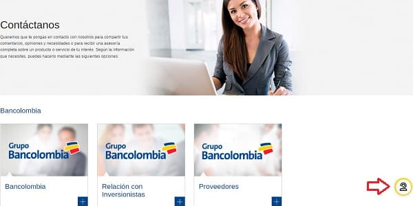 pagina web bancolombia