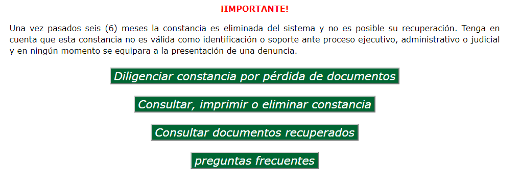 Cómo hacer una denuncia por pérdida de documentos virtual en la policía paso 6