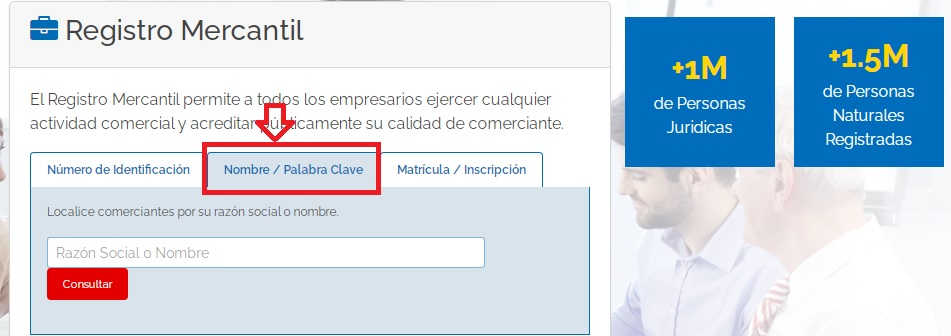 rues consulta nombre